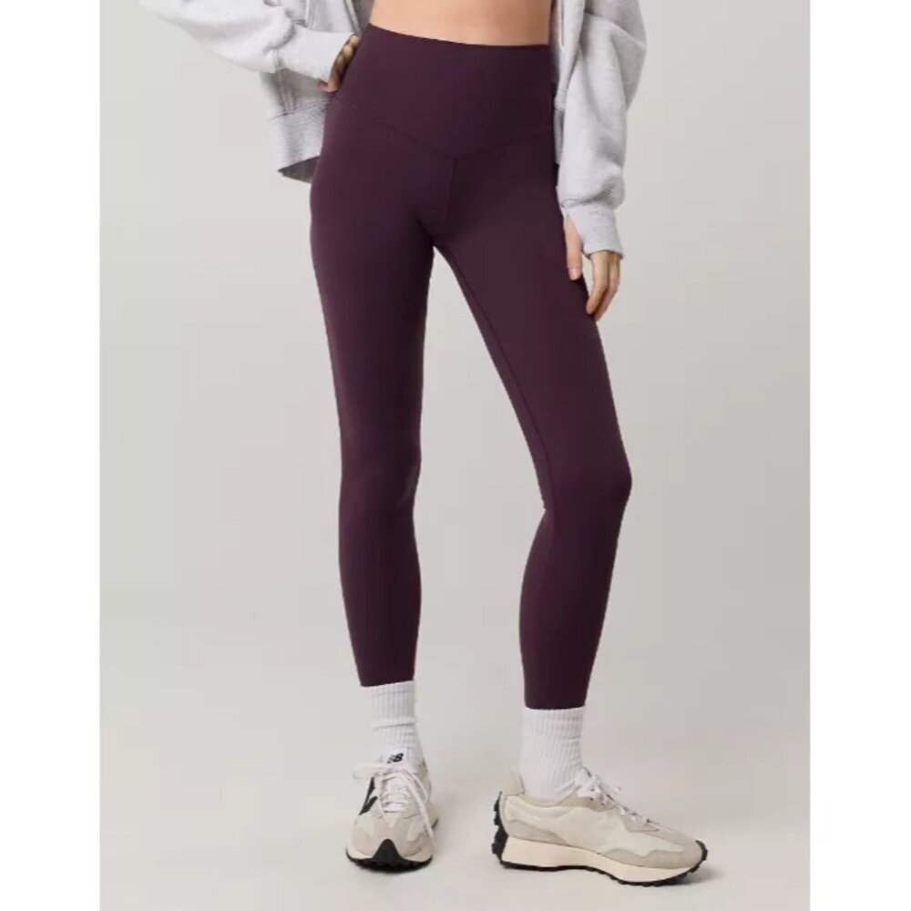OFFLINE By Aerie Real Me XTRA High Waisted Legging burgandy size XS Classic